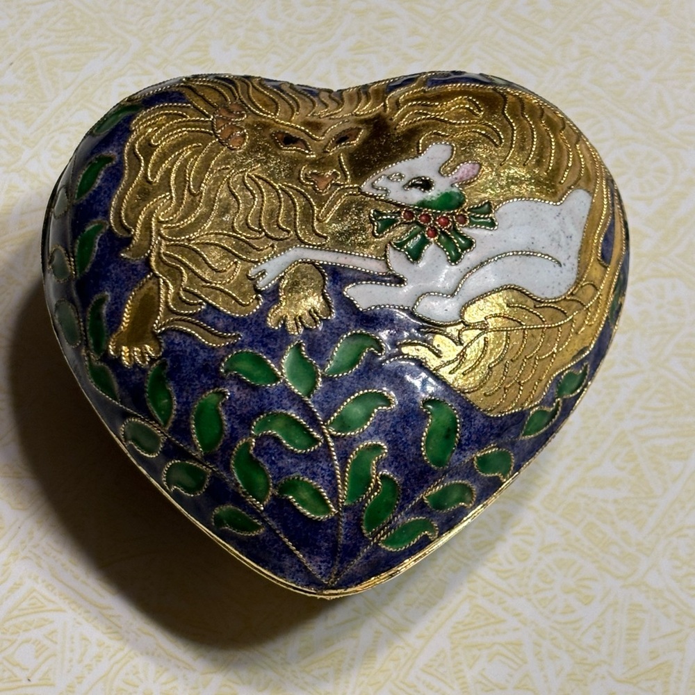 Enamel Trinket Box